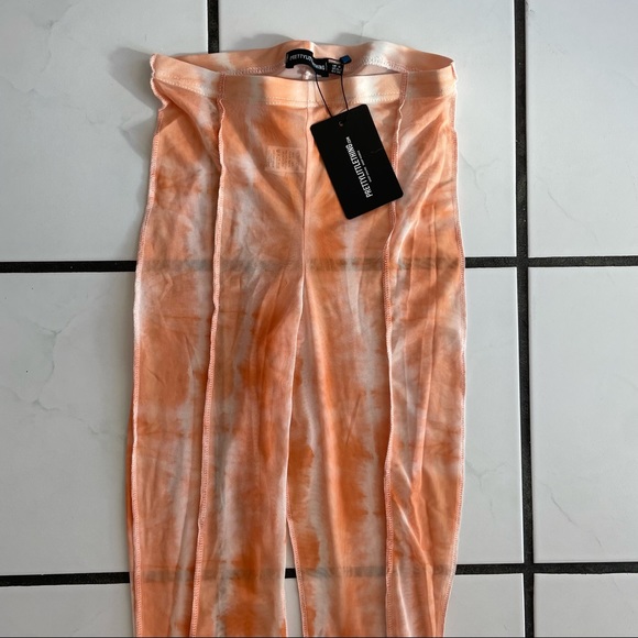 PLT sheer mesh orange tie dye set - Picture 5 of 5